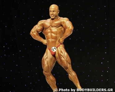 Michael Kefalianos At The 2009 Mr. Olympia Bodybuilding Competition